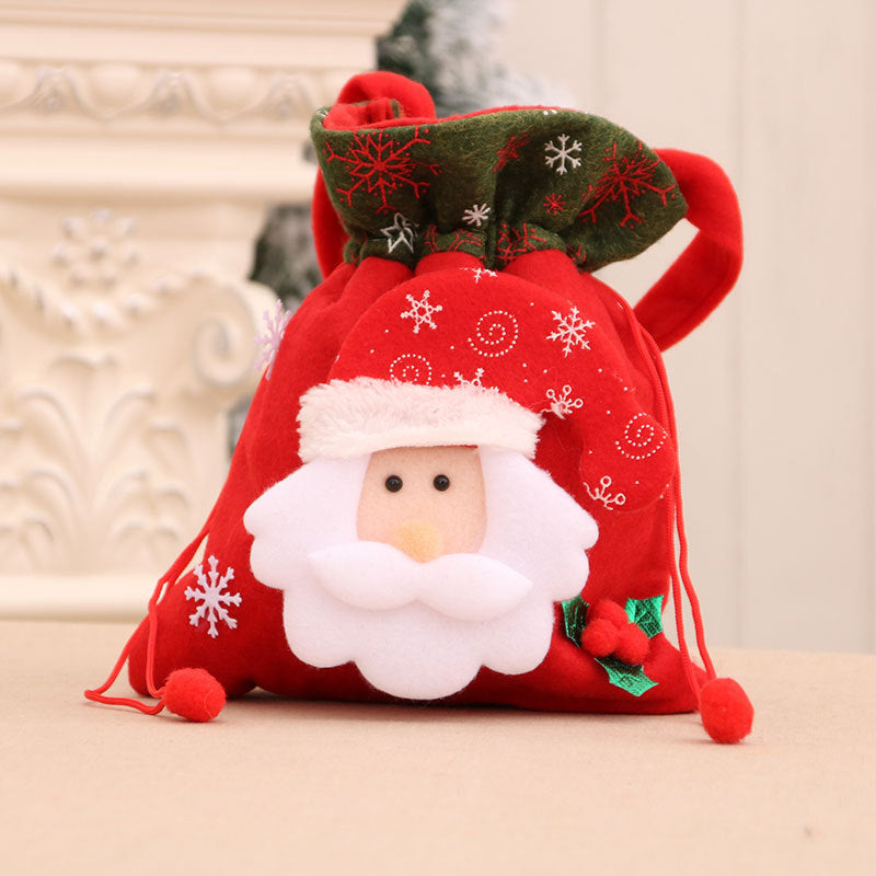 Plush Snowman Gift Bag with Cozy Hat and Scarf | Reusable Sack for Holiday Treats | Festive Christmas Decorations