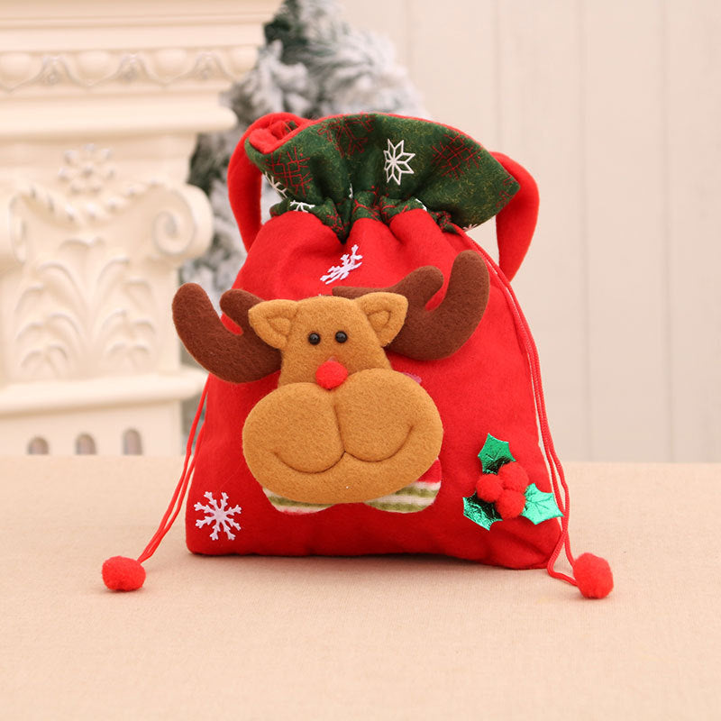 Plush Snowman Gift Bag with Cozy Hat and Scarf | Reusable Sack for Holiday Treats | Festive Christmas Decorations