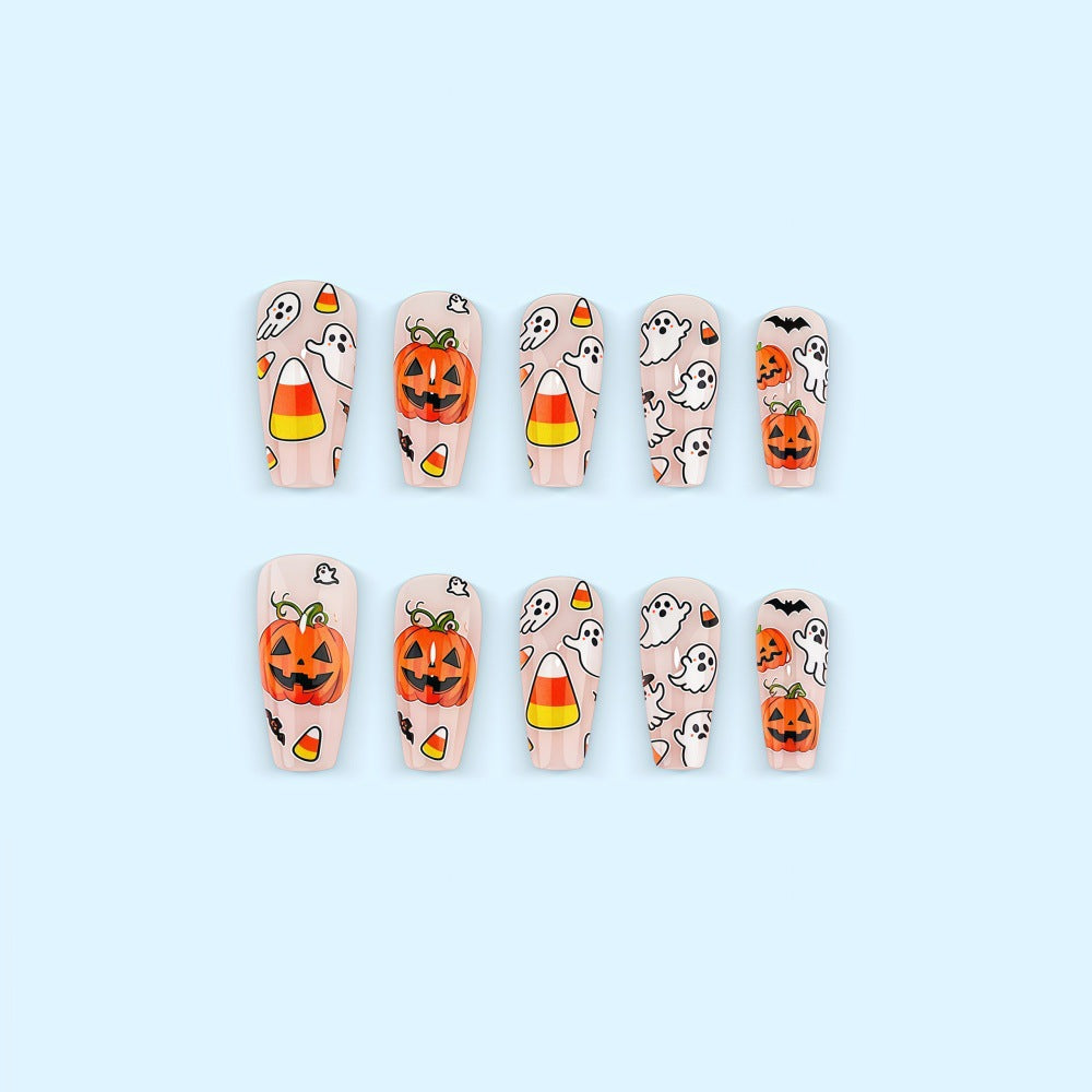 Halloween Press-On Nails | Available in Oliv | Glue-Free Application in Minutes for Parties and Nights Out