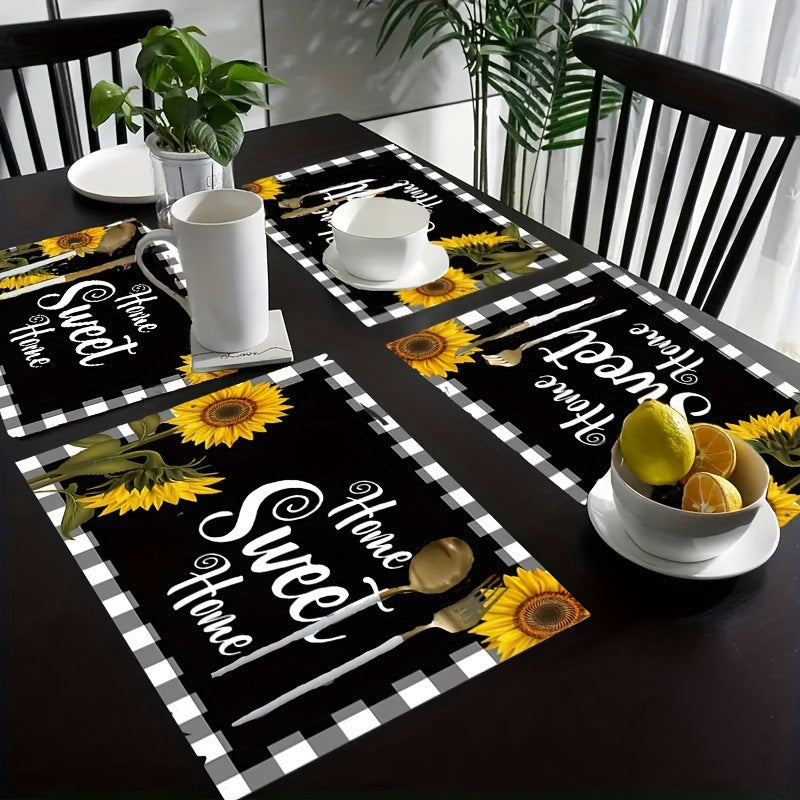 Festive Christmas Kitchen Rug with Holiday Print | Non-Slip Indoor Mat, Easy to Wipe Clean | Seasonal Floor Decor for Sinks