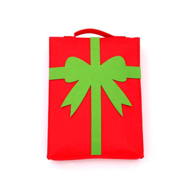 Felt Christmas Tree for Kids with Removable Ornaments | LED Lights Included | Wall Hanging with a Strap for Doors