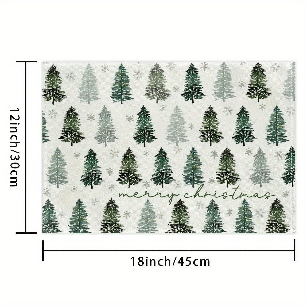 Festive Christmas Kitchen Rug with Holiday Print | Non-Slip Indoor Mat, Easy to Wipe Clean | Seasonal Floor Decor for Sinks