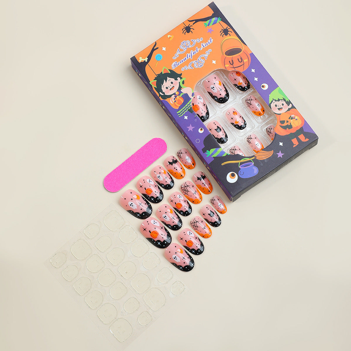 Halloween Press-On Nails | Available in Unbekannt | Glue-Free Application in Minutes for Parties and Nights Out