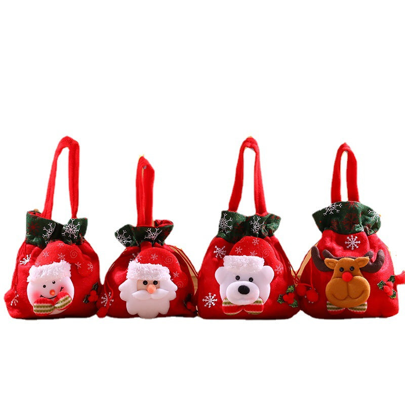 Plush Snowman Gift Bag with Cozy Hat and Scarf | Reusable Sack for Holiday Treats | Festive Christmas Decorations