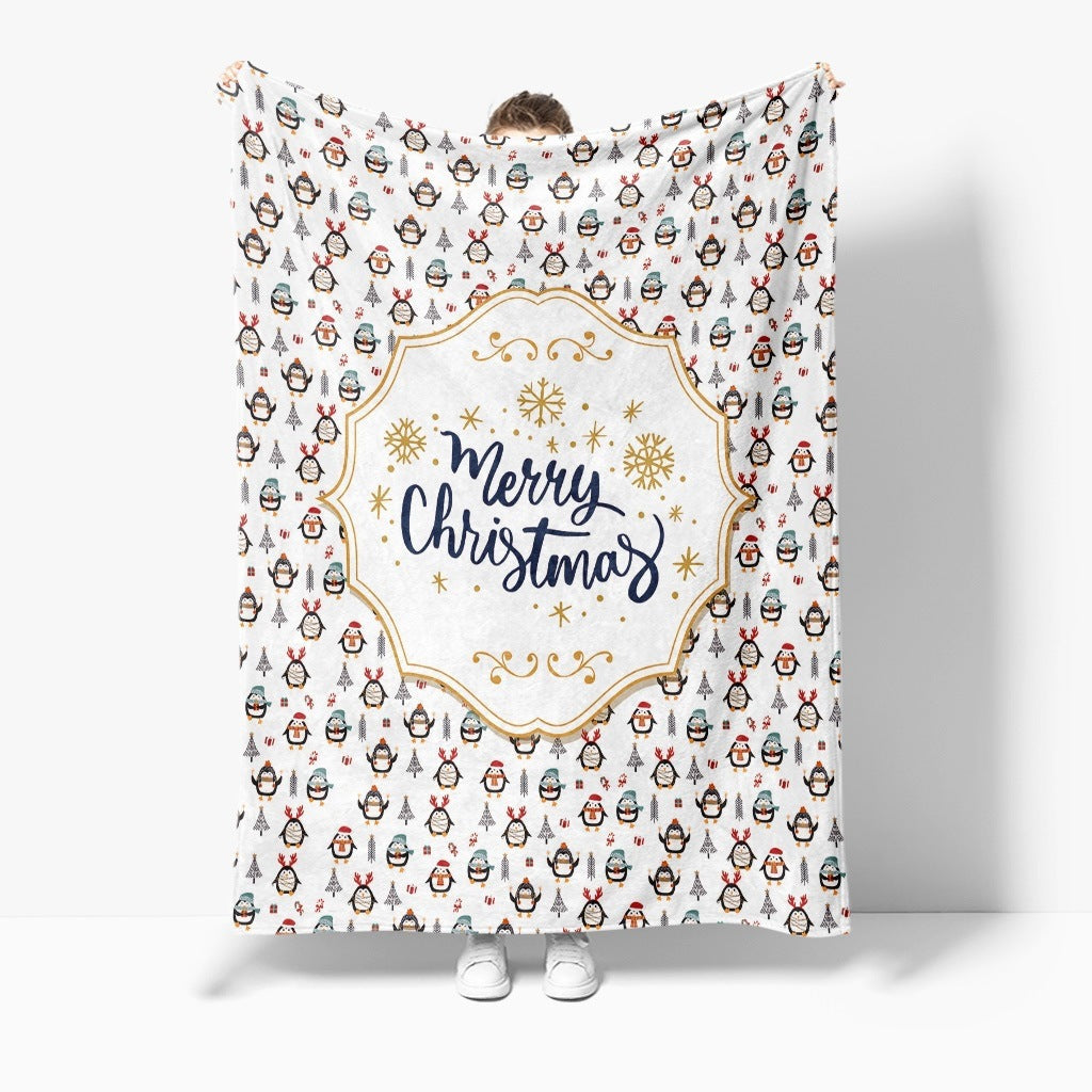 Christmas Blanket with Gingerbread Men and Candy Canes | Ultra-Soft Festive Throw for Cold Evenings | Three Designs