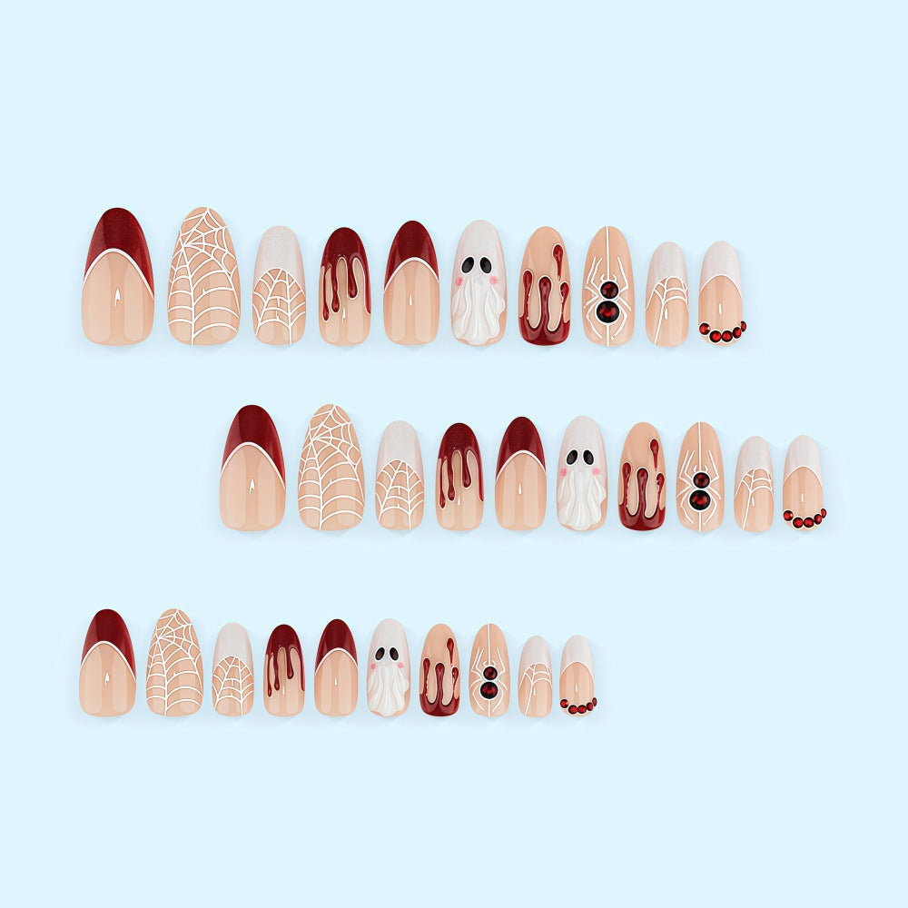 Halloween Press-On Nails | Available in Yellow | Glue-Free Application in Minutes for Parties and Nights Out