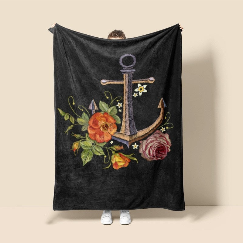 Halloween Skull Throw Blanket | Available in 6 Sizes | Soft Fleece for Sofas, Beds, and Movie Nights