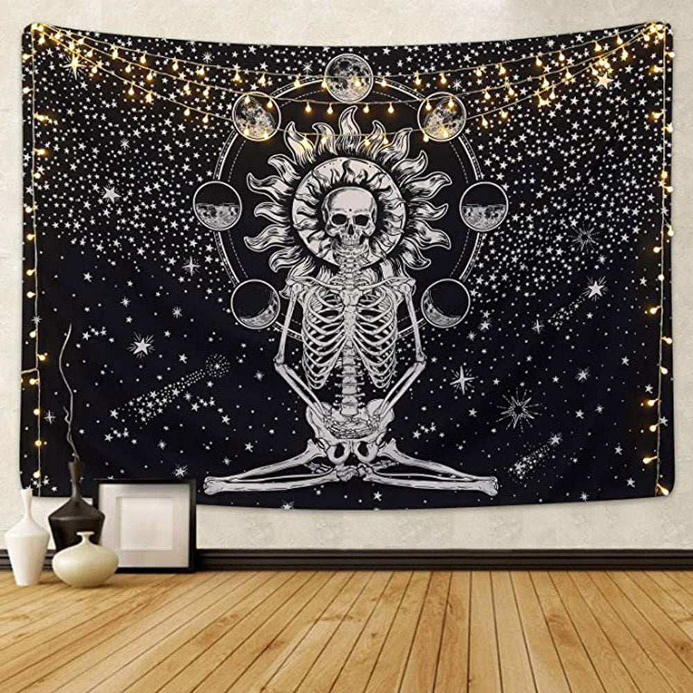 Cosmic Print Tapestry Wall Decor with Reinforced Edges | Printed Fabric Panel for Bedroom and Dorm | 3 Designs