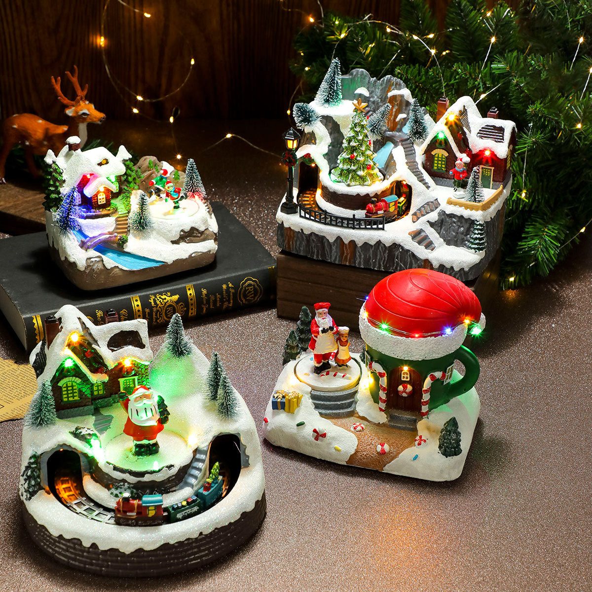 Light Up Snowman Figurine with a Classic Top Hat and Scarf | 11.8 in Tall, Battery Powered | Warm Glow for Mantel Displays