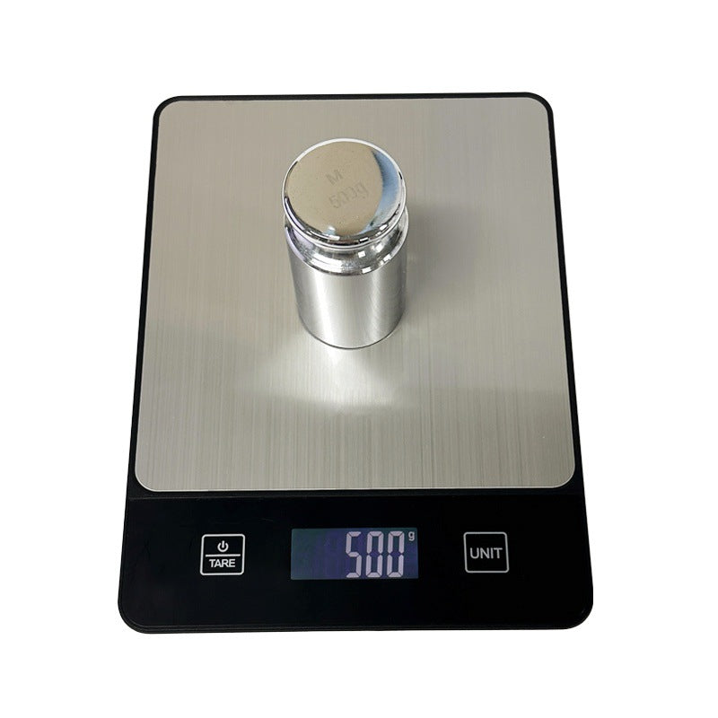 Glass Top Kitchen Scale with Strawberry Print | Grams and Ounces on a Large LCD Display | Tare Function