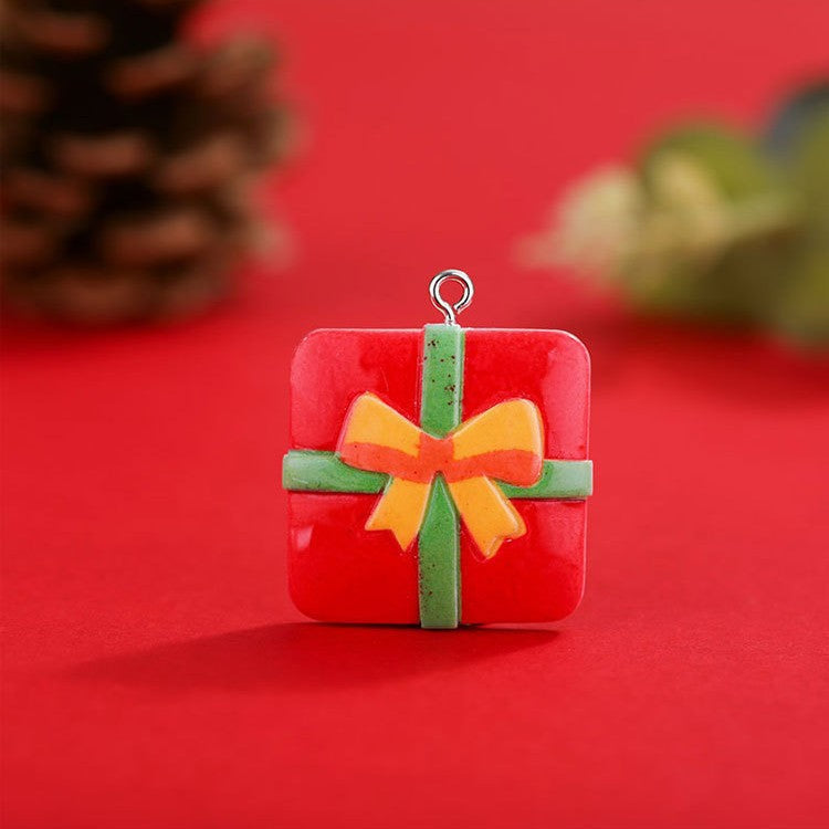 Mini Santa Charm Ornament with a Hanging Loop | Tree, Wreath and Gift Wrap Christmas Decorations | Lightweight, Durable