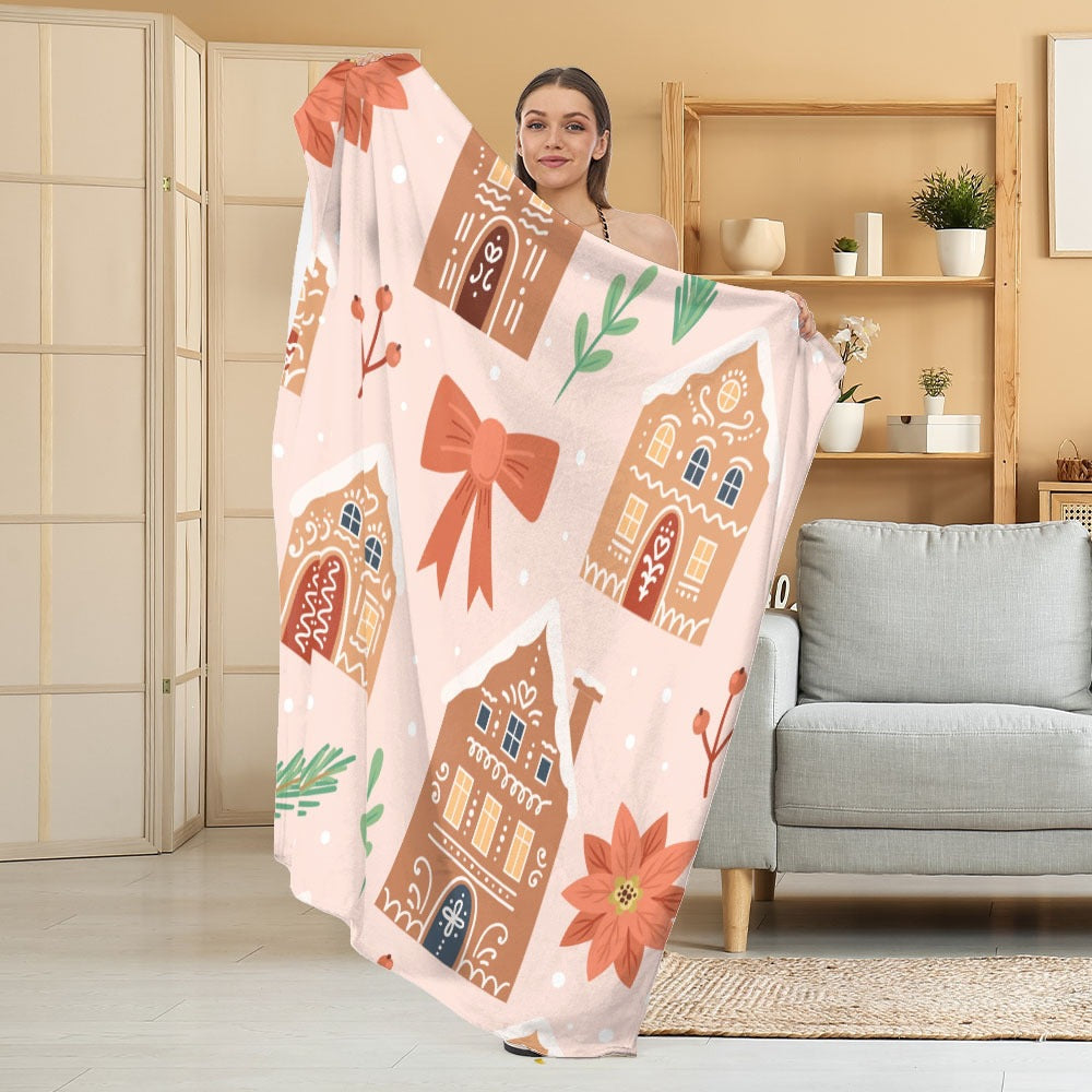 Halloween Throw Blanket | Available in White | Soft Fleece for Sofas, Beds, and Movie Nights