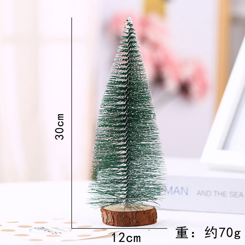 Mini Christmas Tree with Warm LED Lights | Nordic Styling for Desks and Side Tables | Festive Holiday Decorations