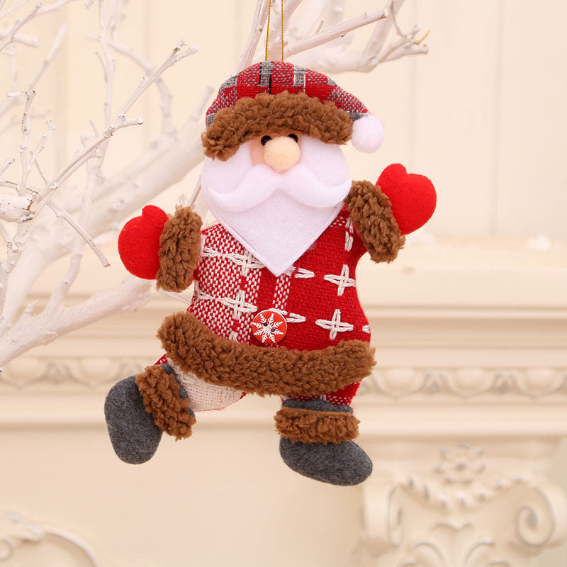Felt Snowman Christmas Ornament with Scarf and Hat | Hanging Tree Accent in 30 Designs | Soft Indoor Holiday Decorations