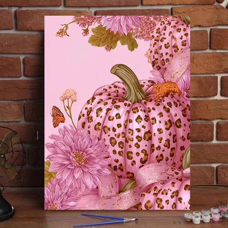 Halloween Pumpkin Wall Art | Available in 4 Colors | Ready to Hang in Hallways, Living Rooms, and Entrances