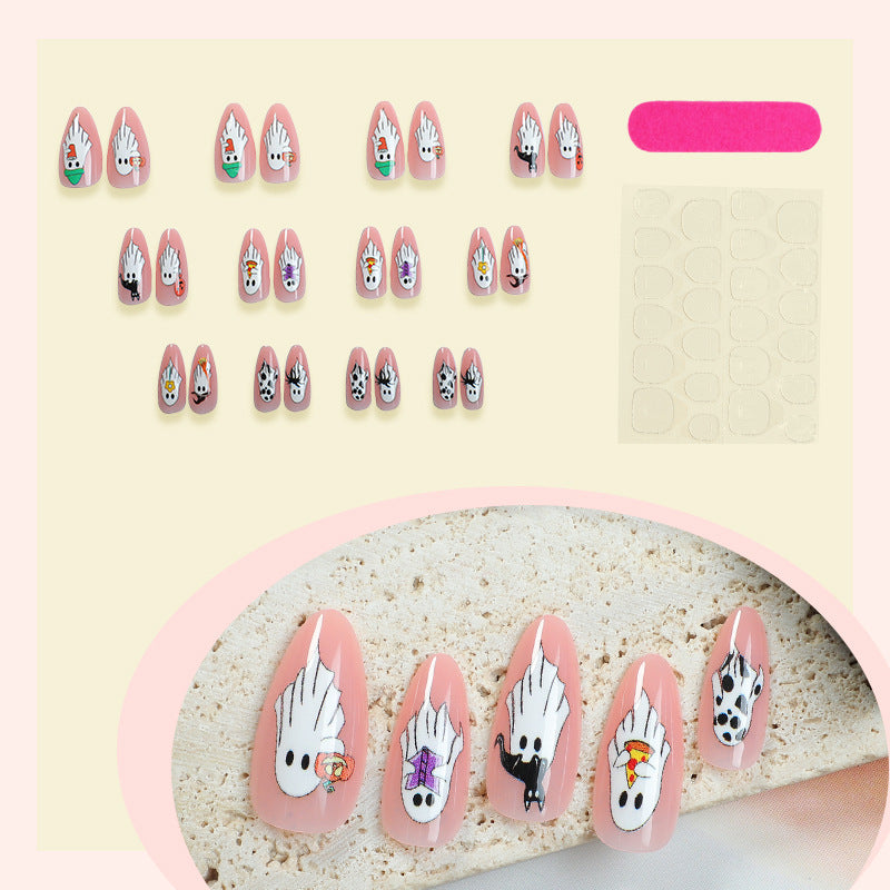 Halloween Press-On Nails | Available in Wine Red | Glue-Free Application in Minutes for Parties and Nights Out
