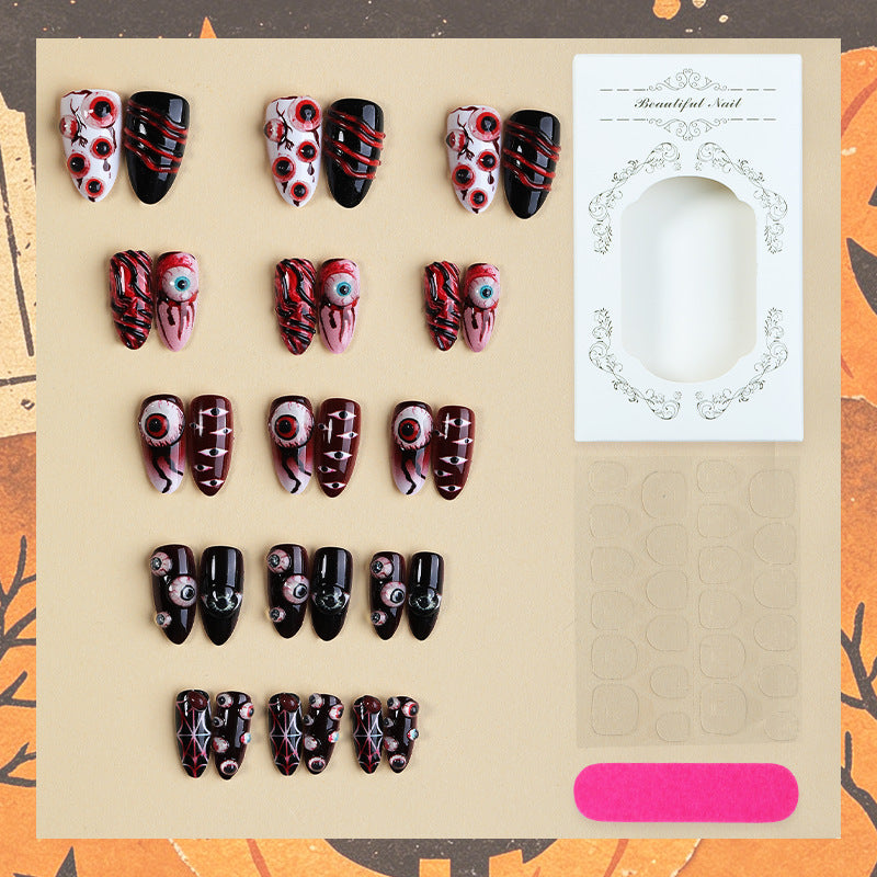 Halloween Press-On Nails | Available in Box, B | Glue-Free Application in Minutes for Parties and Nights Out