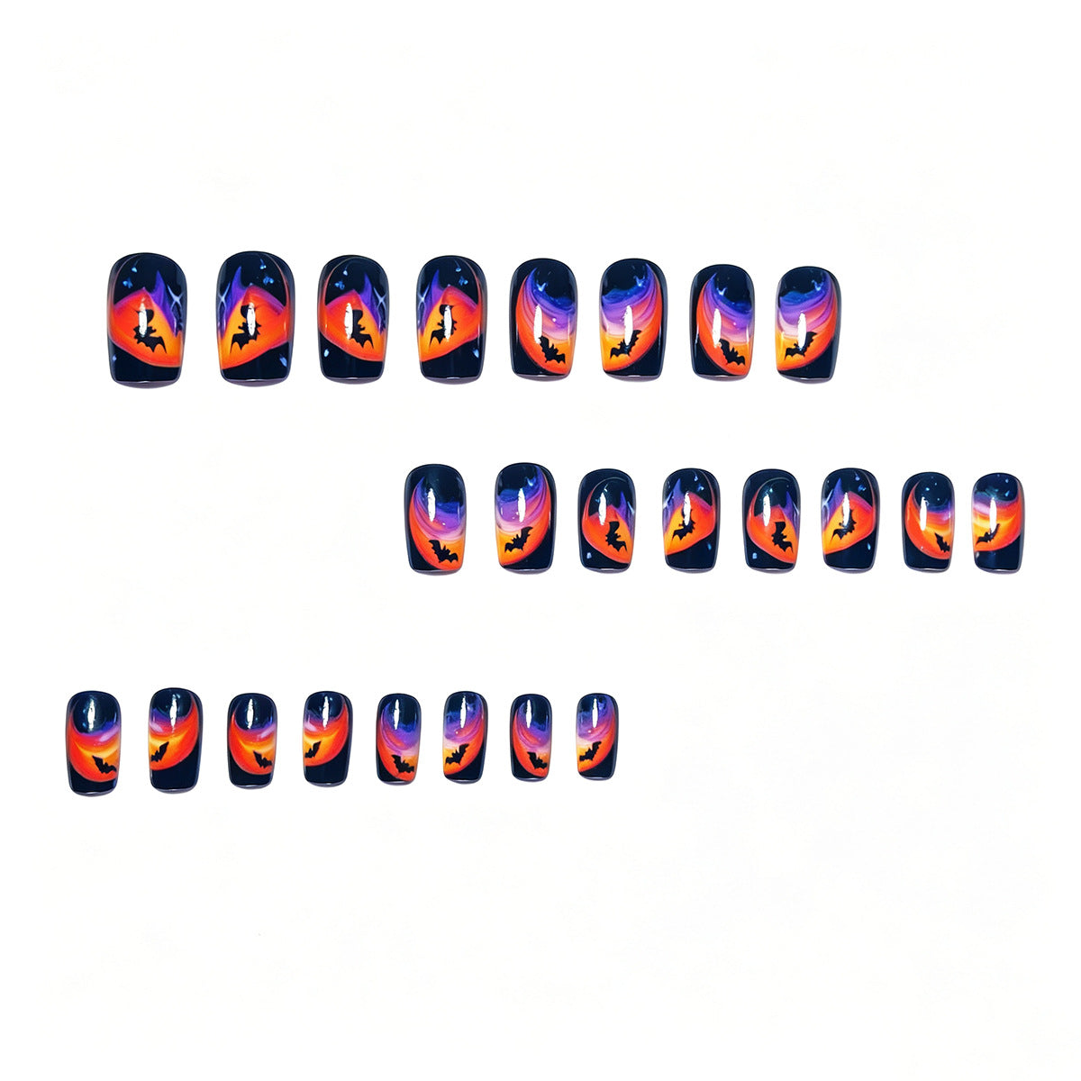 Halloween Press-On Nails | Available in Jelly | Glue-Free Application in Minutes for Parties and Nights Out