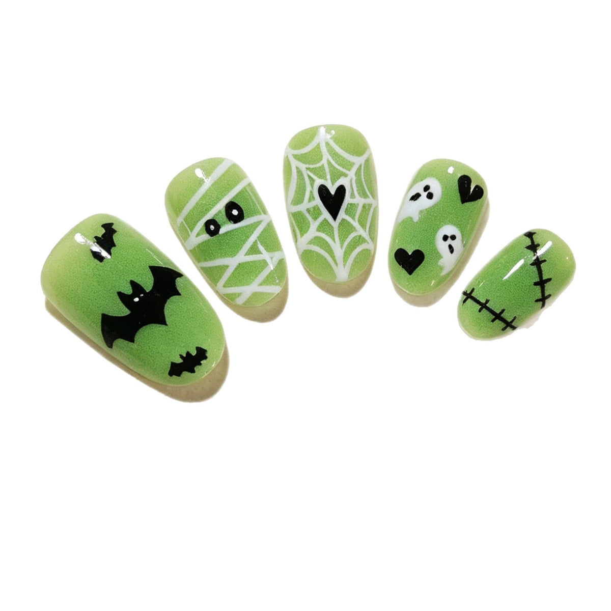 Halloween Press-On Nails | Available in Jelly | Glue-Free Application in Minutes for Parties and Nights Out