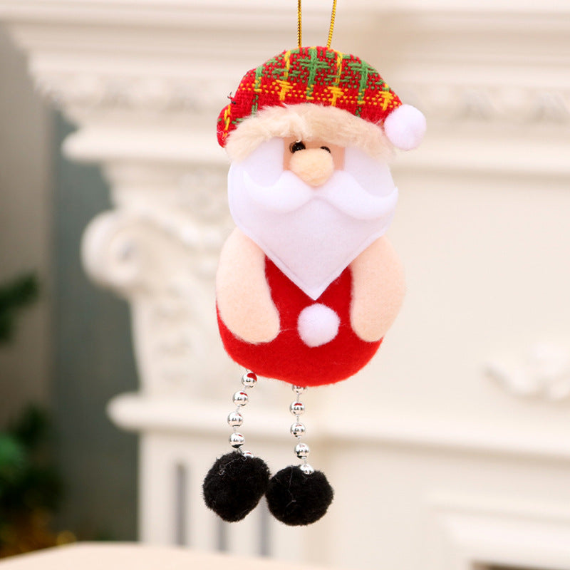 Felt Snowman Christmas Ornament with Scarf and Hat | Hanging Tree Accent in 30 Designs | Soft Indoor Holiday Decorations