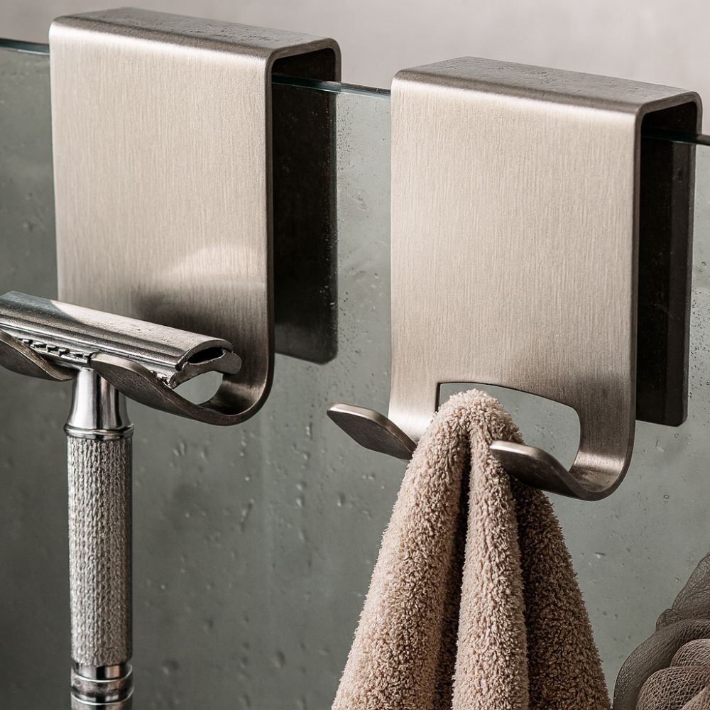 Stainless Shower Door Hooks