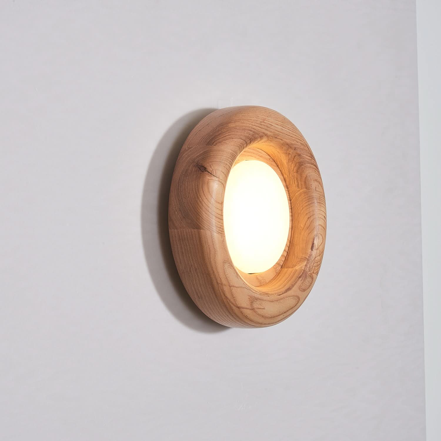 LED Wall Light Wooden Frame