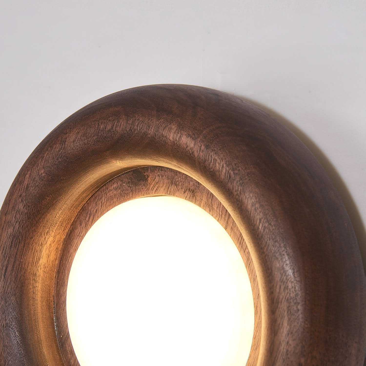 LED Wall Light Wooden Frame