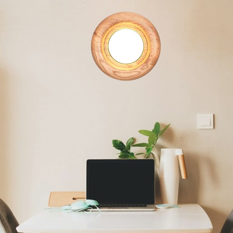 LED Wall Light Wooden Frame