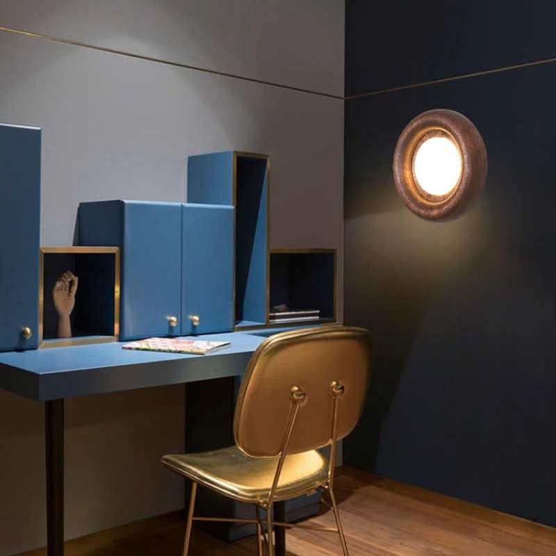 LED Wall Light Wooden Frame