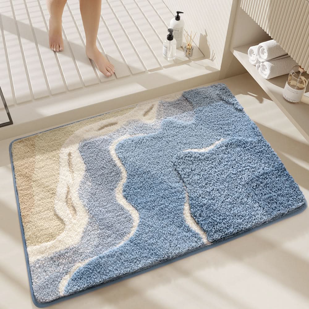 BATHLUXE – Organic Terrain Rug with Soft & Luxurious Feel
