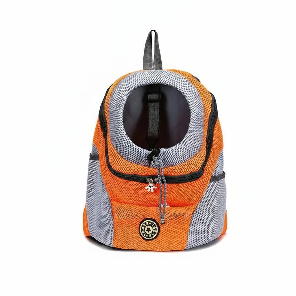 Ventilated Pet Carrier Backpack with Safety Hook