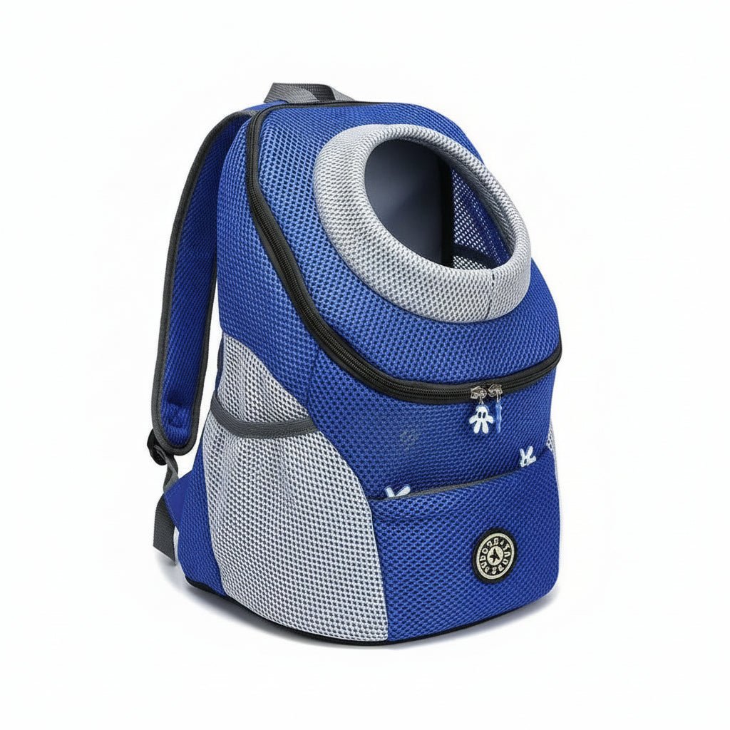 Ventilated Pet Carrier Backpack with Safety Hook