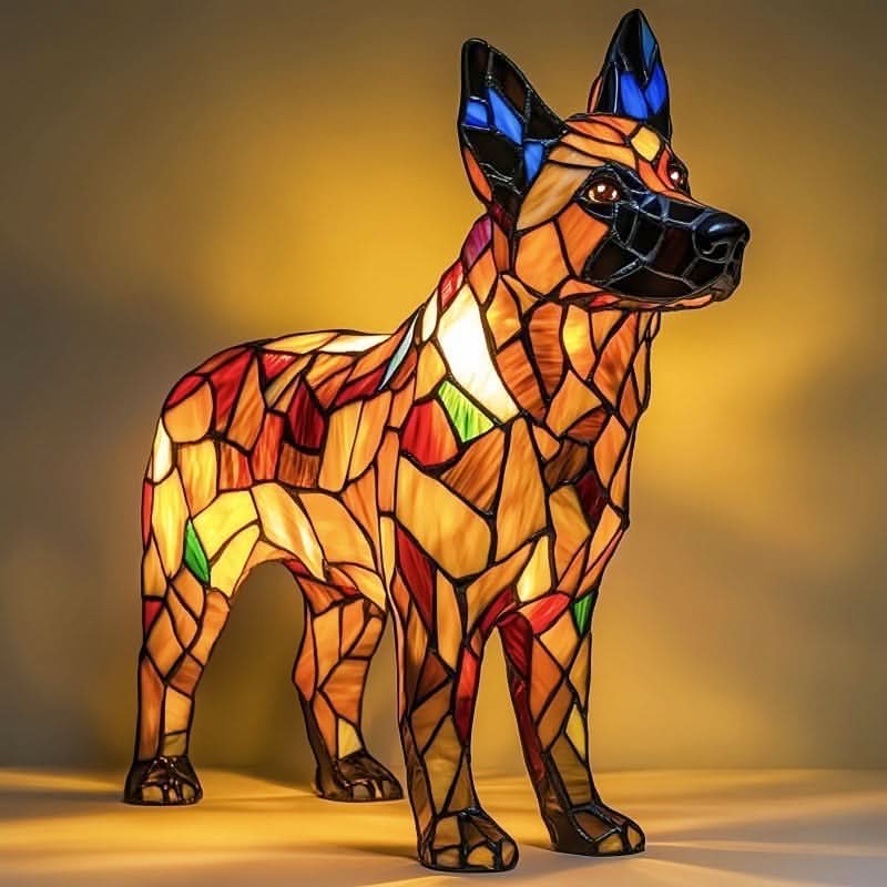 LED Animal Breed Statue Night Lamp | Dachshund, Corgi, Husky & 30 Design Options | USB-Powered Cozy Ambient Decor Light