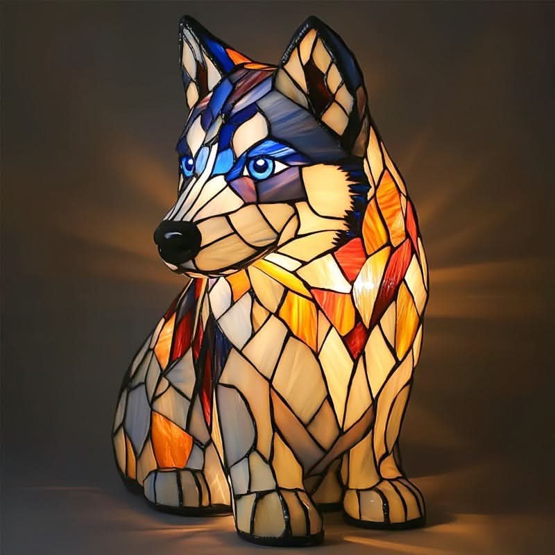 LED Animal Breed Statue Night Lamp | Dachshund, Corgi, Husky & 30 Design Options | USB-Powered Cozy Ambient Decor Light