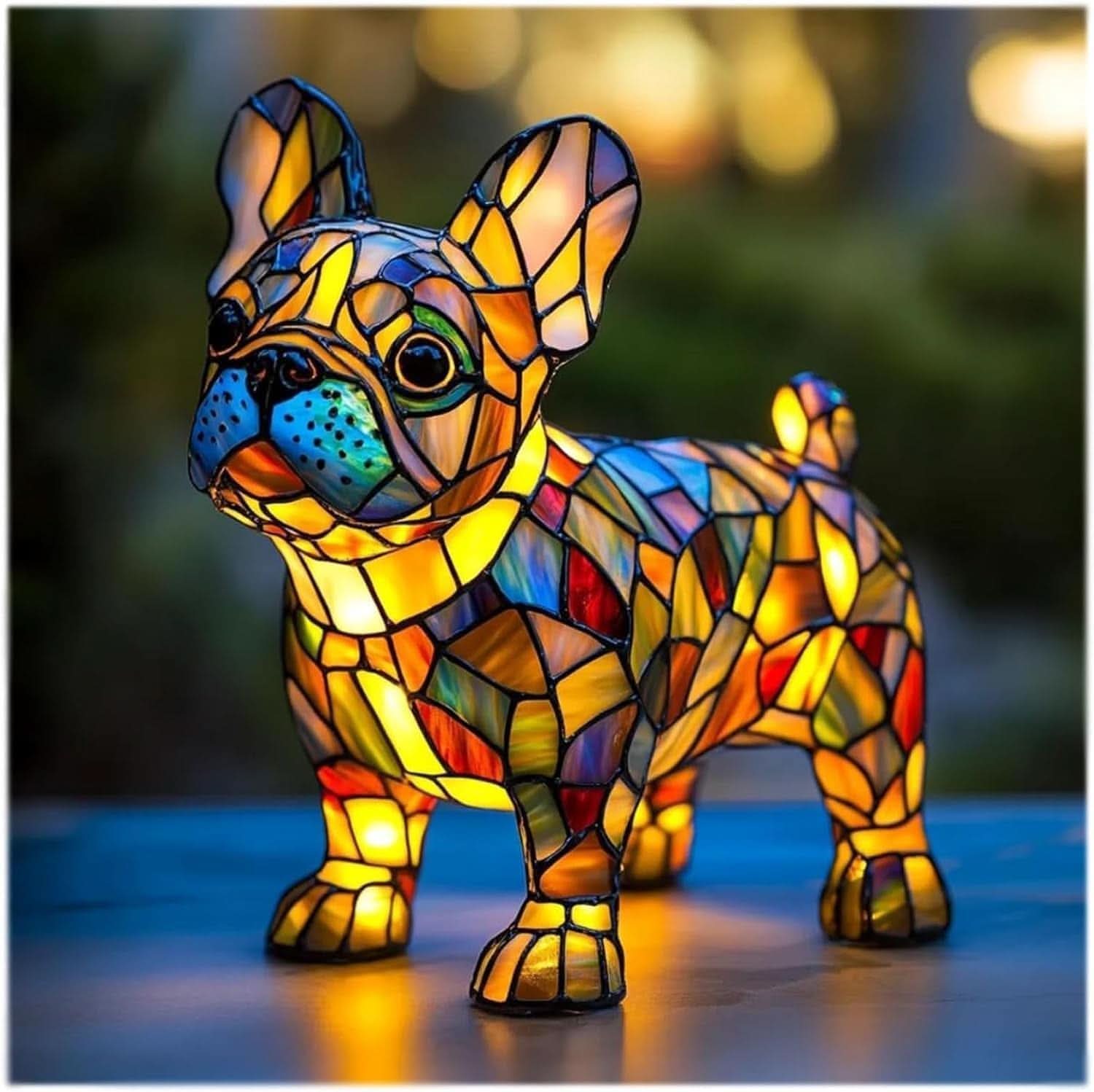 LED Animal Breed Statue Night Lamp | Dachshund, Corgi, Husky & 30 Design Options | USB-Powered Cozy Ambient Decor Light
