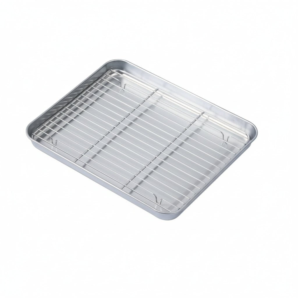 BAKEPURE – Premium stainless steel baking pan set for effortless cooking