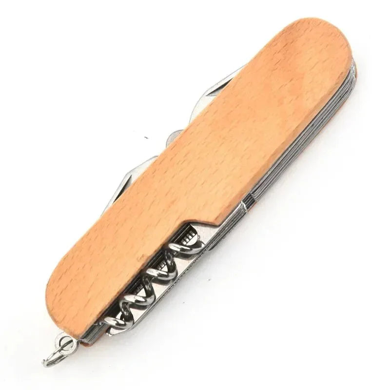 BARRELON – Personalized wooden waiter corkscrew with engraving, rosewood handle & integrated knife