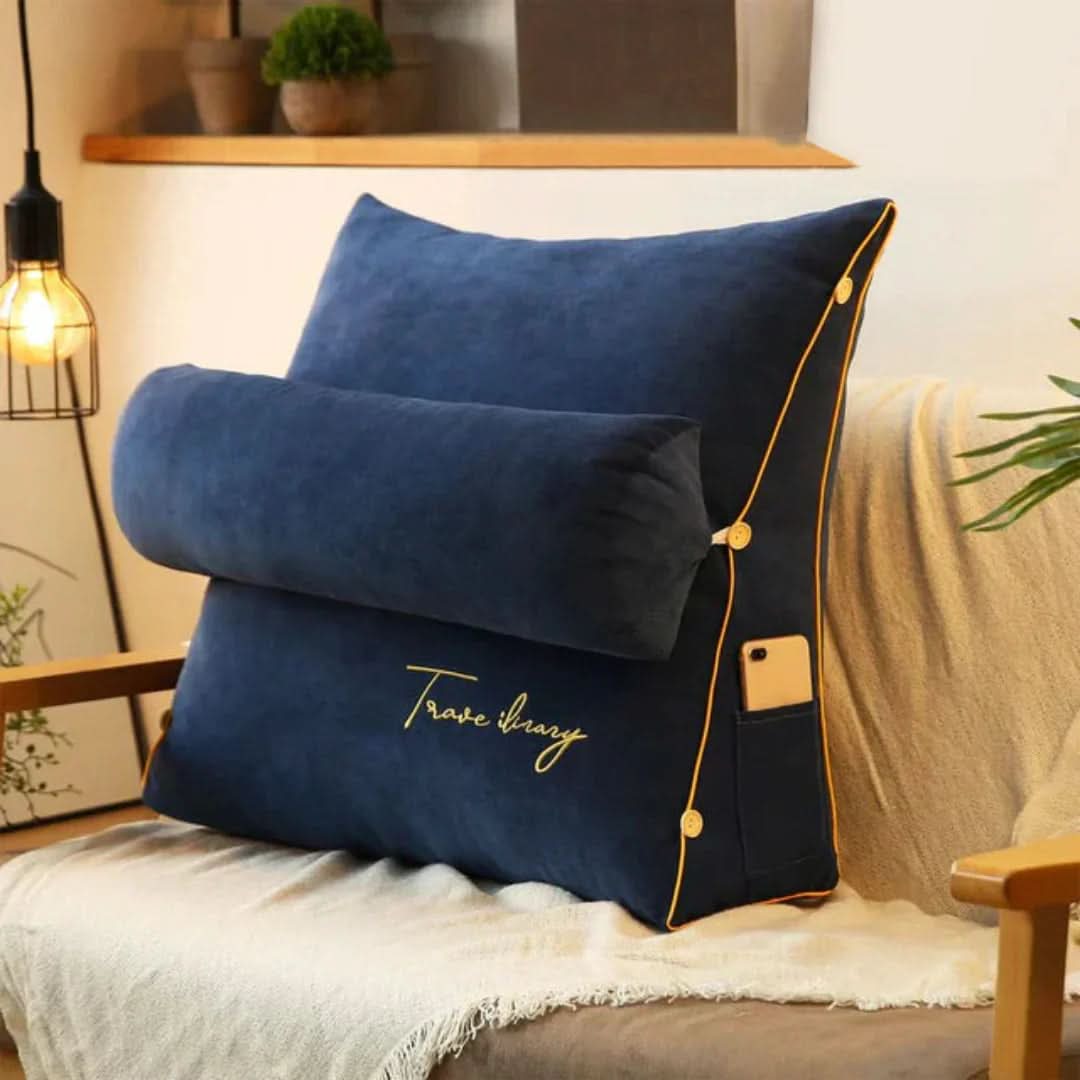Orthopaedic Wedge Cushion 17.7 x 17.7 x 7.9 In | 7 Colors | Posture & Pressure-Relief Support for Back, Legs & Seating