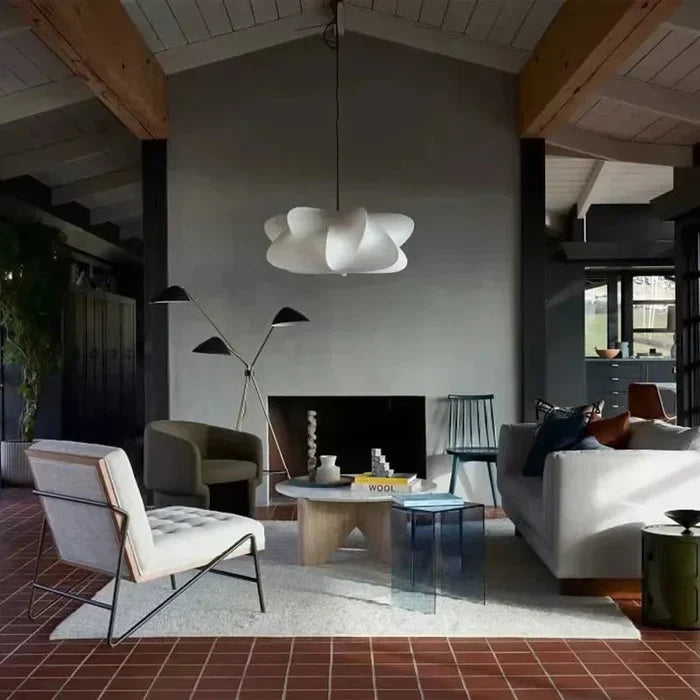Silk Pendant Lamp Wabi Sabi Design