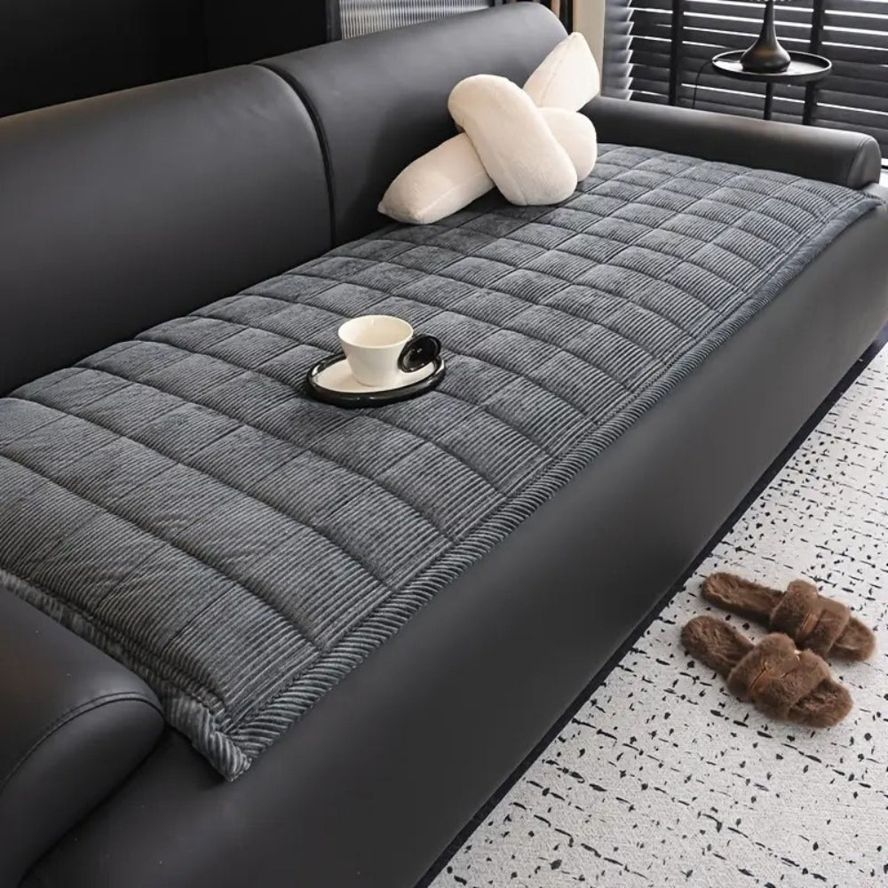 Quilted Couch Cover Mat Sofa Protector
