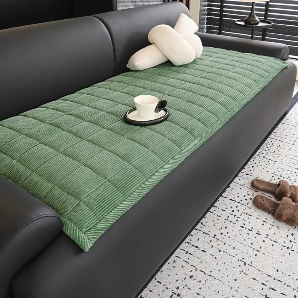 Quilted Couch Cover Mat Sofa Protector