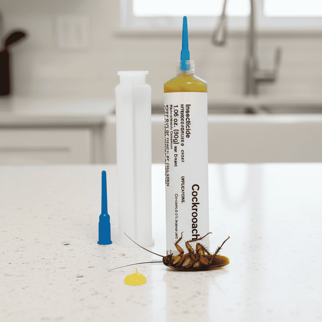 Roach Gel Bait Syringe 30g | Indoxacarb Formula, No Repellents | Reaches Hidden Cracks & Corners Indoors & Out