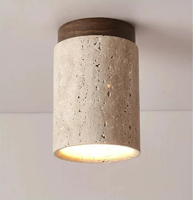 Travertine Ceiling Spotlight LED Stone Light