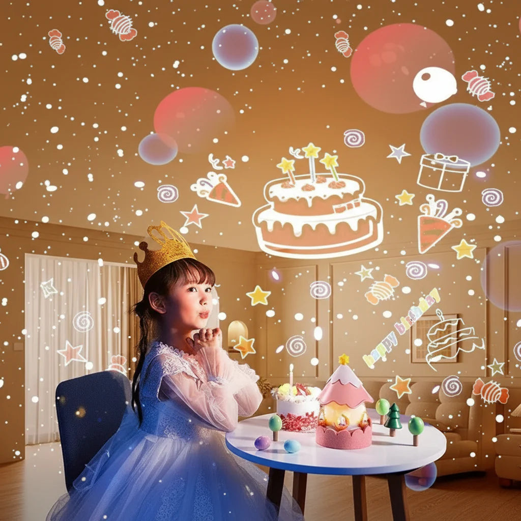 DREAMLIX – Musical Star Projector with 12 Magical Themes