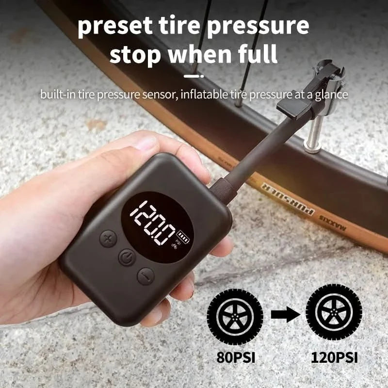 AirRide Pro - Portable 150PSI Mini Bike Pump for MTB & Outdoor