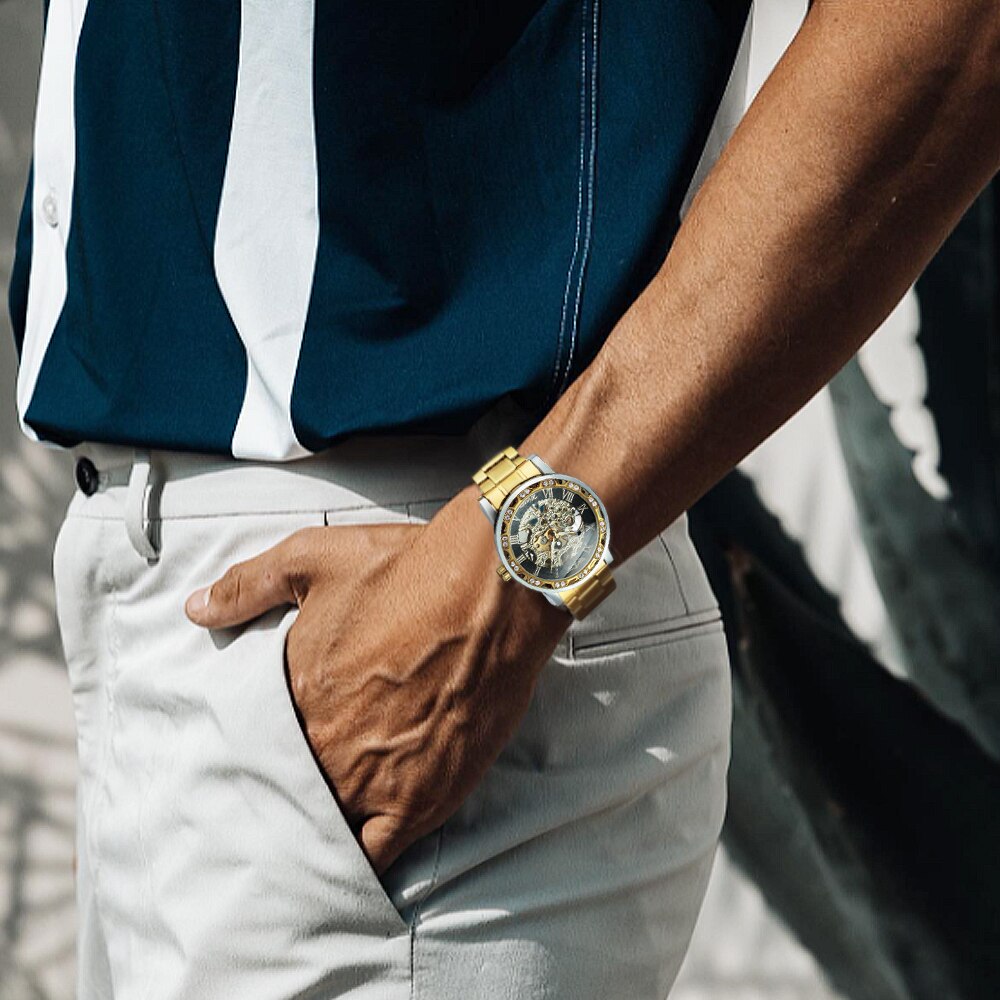 Halloween Skeleton Neon Skeleton Watch | Open Dial Movement for Everyday Wear