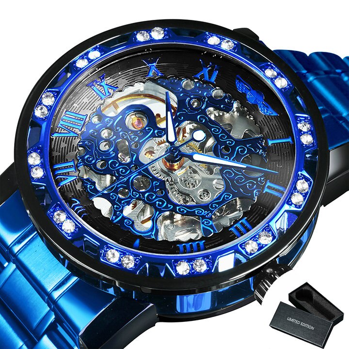 Halloween Skeleton Neon Skeleton Watch | Open Dial Movement for Everyday Wear