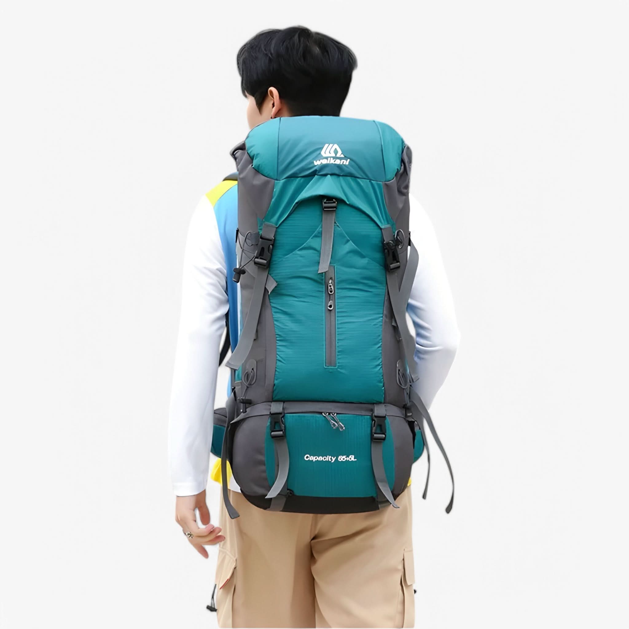 Hiking Backpack with Included Rain Cover | 18.5 Gallon Capacity | Ample Storage for Trekking, Camping, and Longer Trips