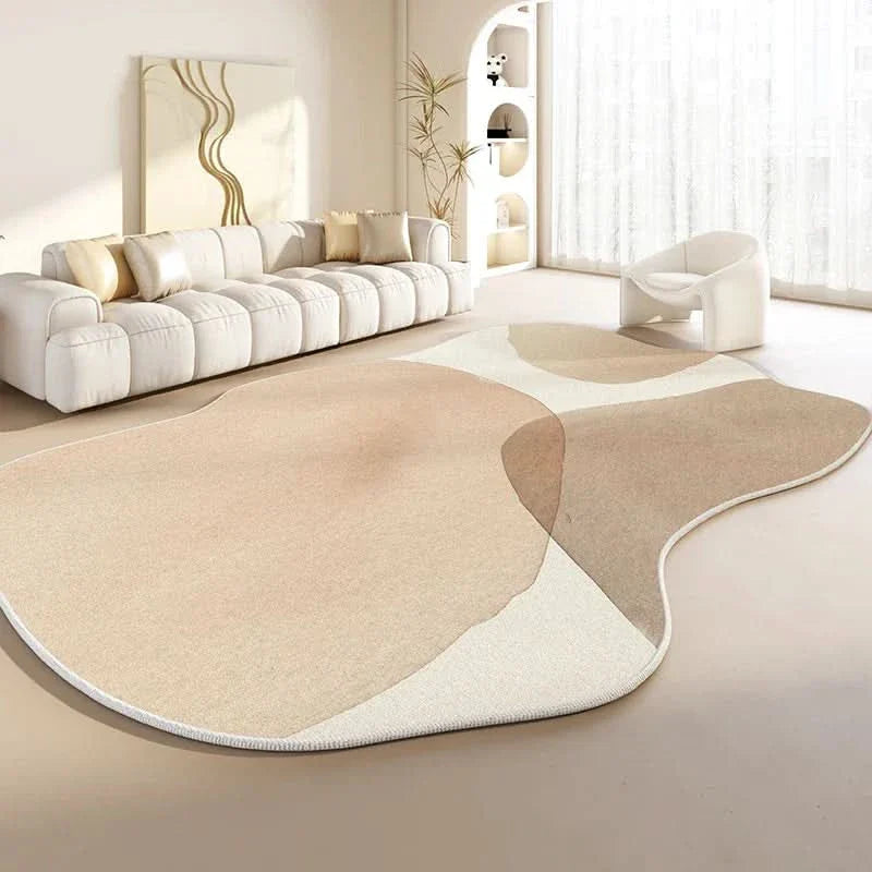 Non Slip Irregular Plush Rug