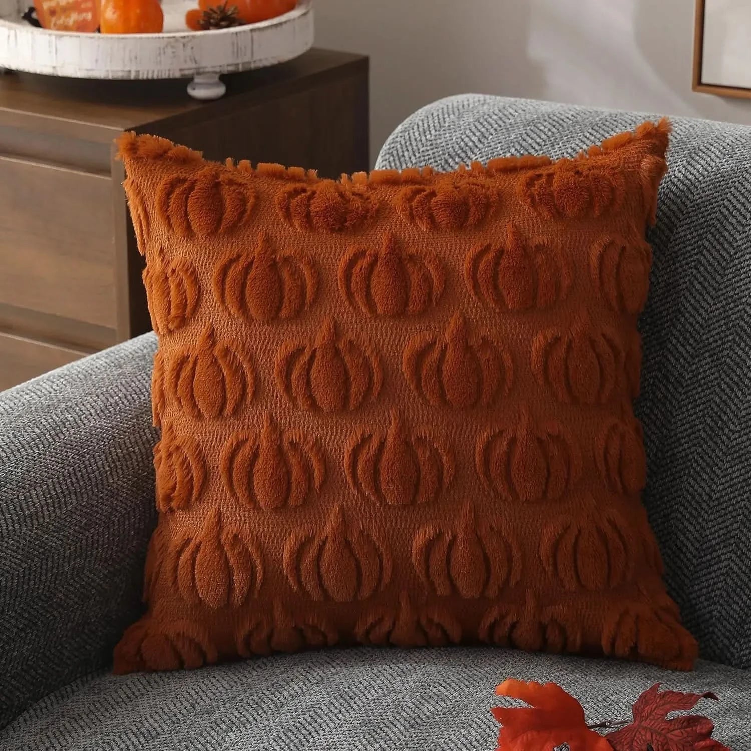 Faux Fur Cushion Cover Decorative Pillow Cover